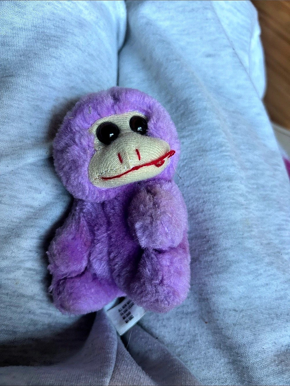 Purple Plush Stuffed Animal